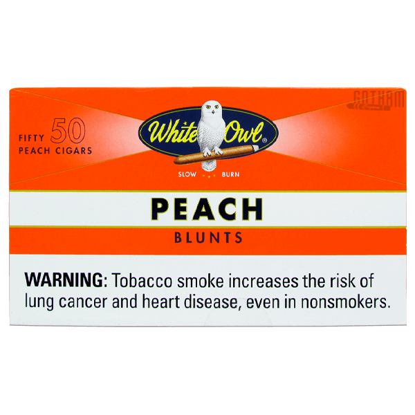White Owl Blunt Peach Box