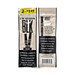 Swisher Sweets BLK Tip Cigarillos Cream Single Pouch front and back