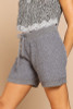 Grey Chenille Lounge Short by POL