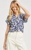 Dear Scarlett Navy/White Lizzy SS Top