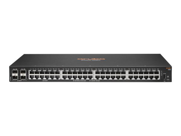 HPE Aruba 6100 48G 4SFP+ Switch - switch - 52 ports - managed - rack-mo (JL676A)