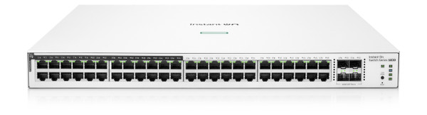 HPE NETWORKING INSTANT ON SWITCH 48P GIGABIT CL4 PoE 4P SFP 370W 1830 (JL815A#ABA)