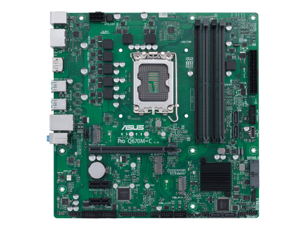 ASUS Pro Q670M-C-CSM - motherboard - micro ATX - LGA1700 Socke (PRO Q670M-C-CSM)