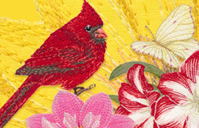 104+ Spring Embroidery Designs JPG