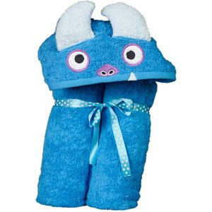 monster hooded towel