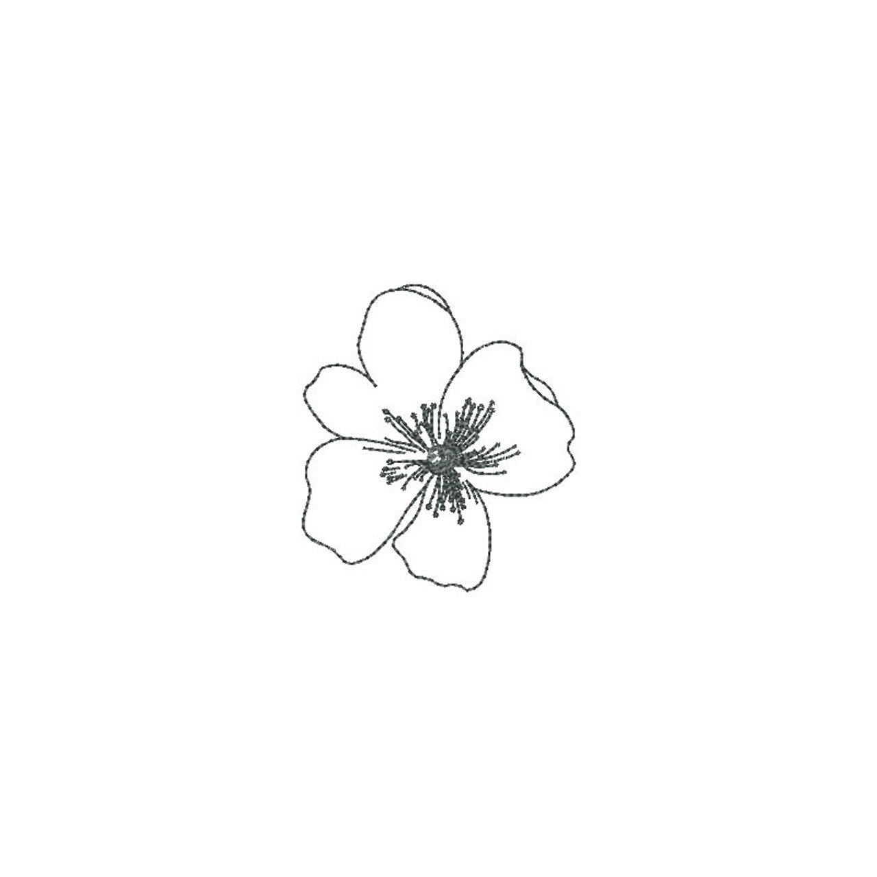 Small Linework Flower 3