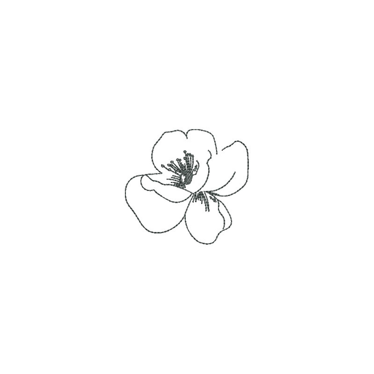 Small Linework Flower 2