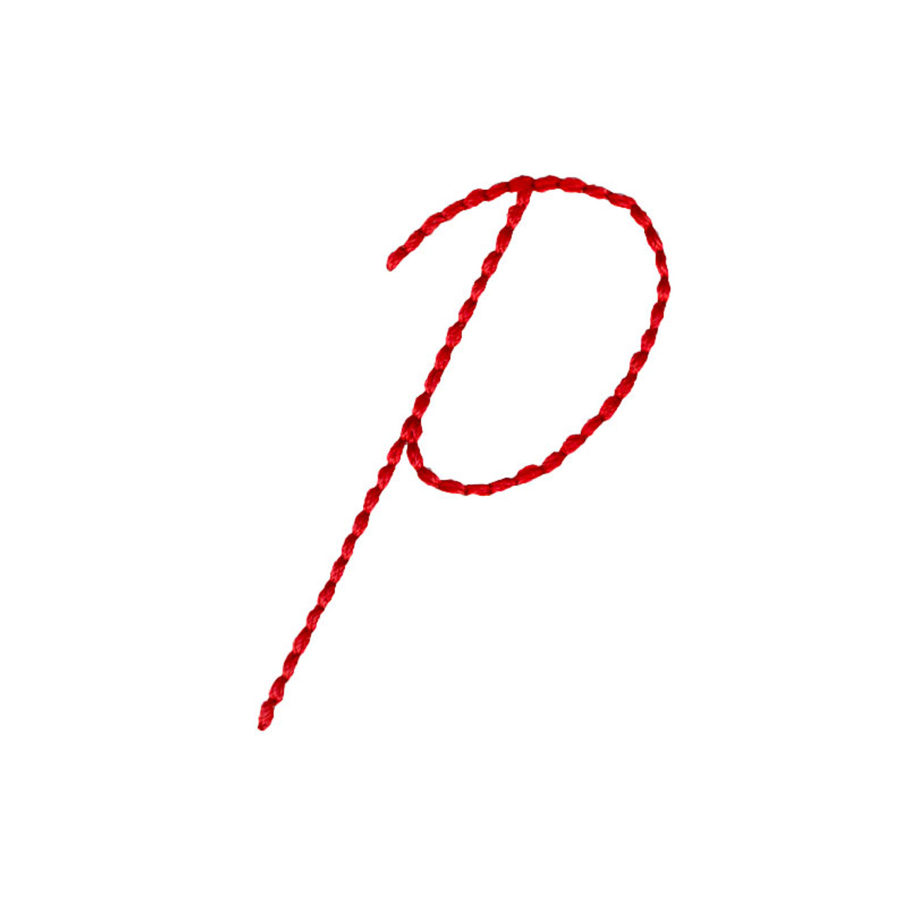 fancy cursive p