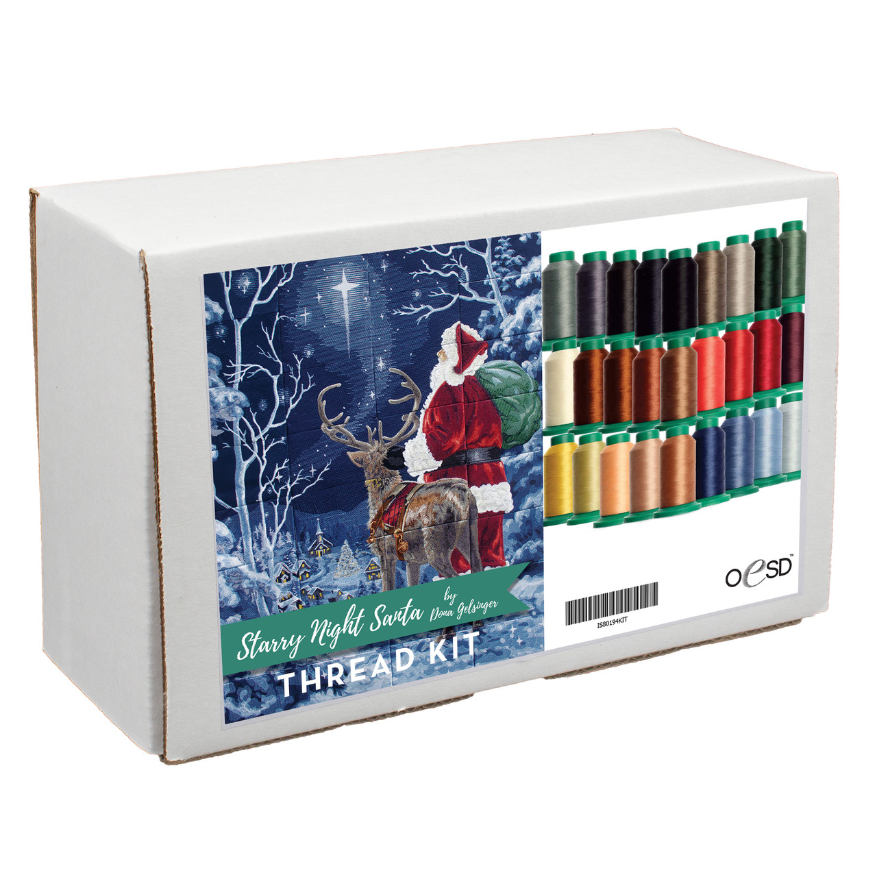 OESD Merry & Bright Embroidery Thread kit ISC90009KIT OR