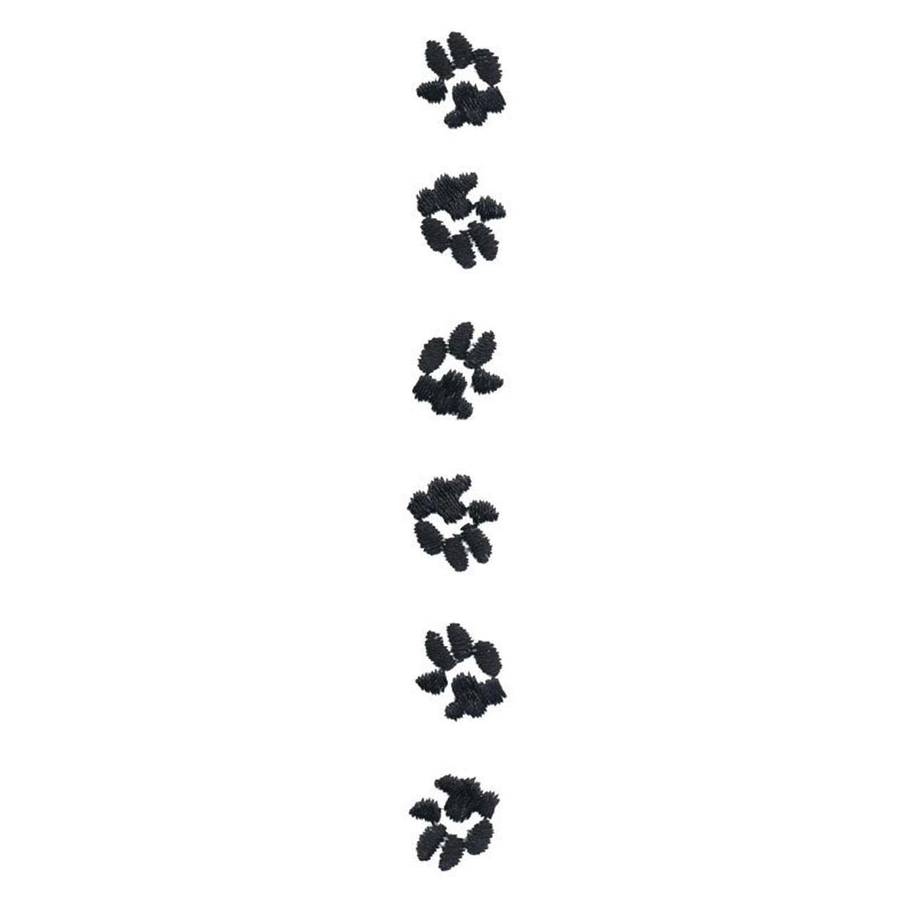 dog paw prints border