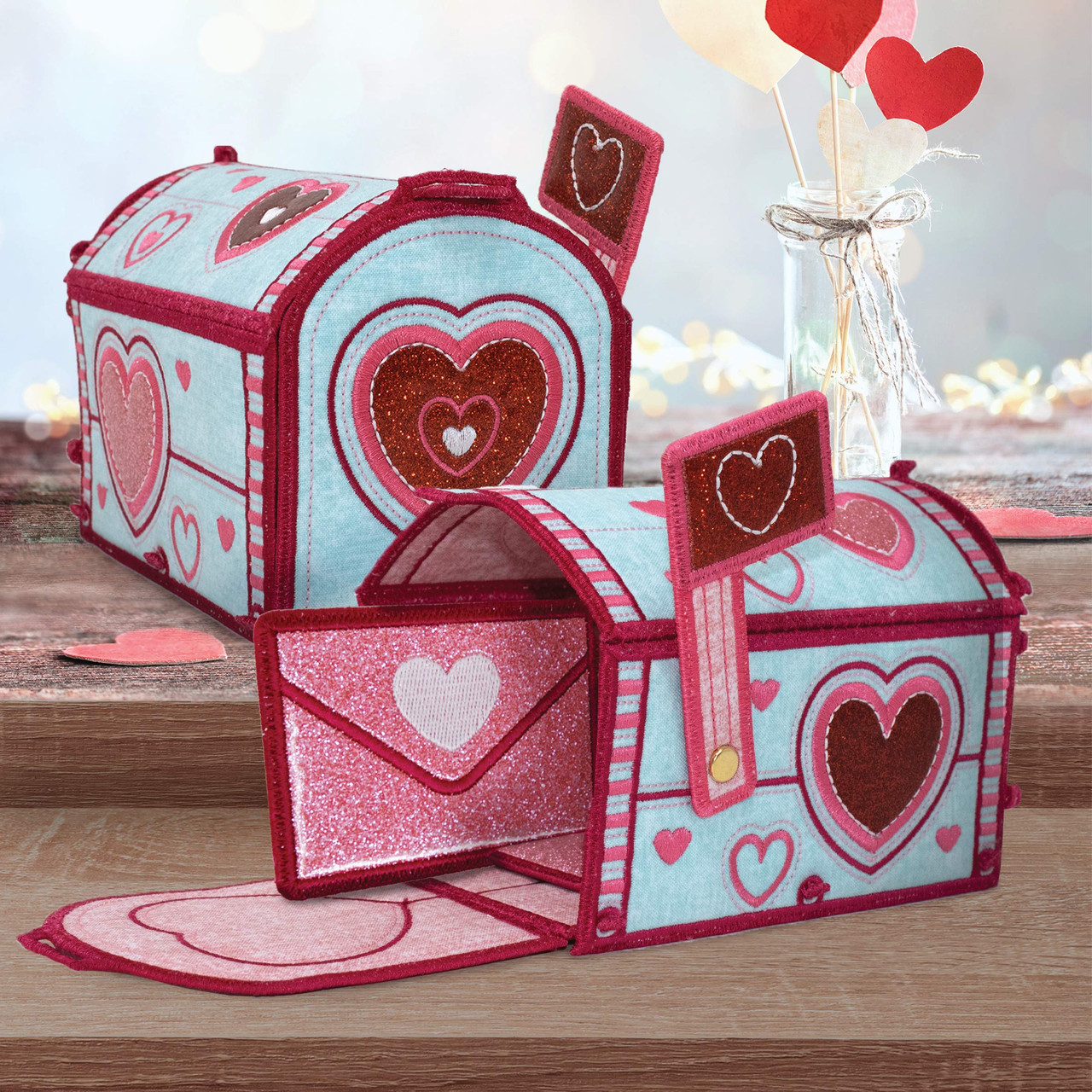 46オーダー用パネル  valentine Freestanding Valentine's Mailbox