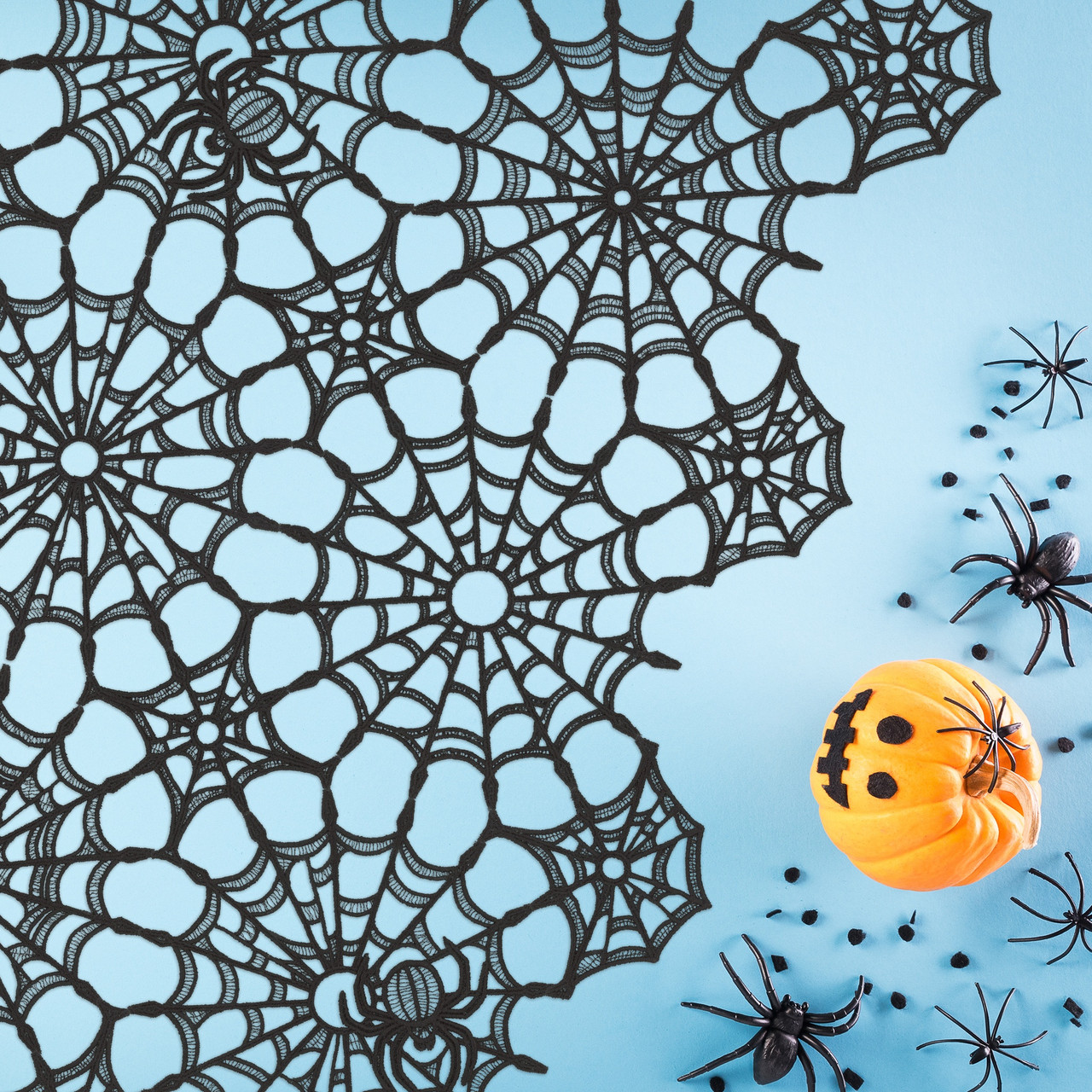 Freestanding Buildable Spiderweb Doilies