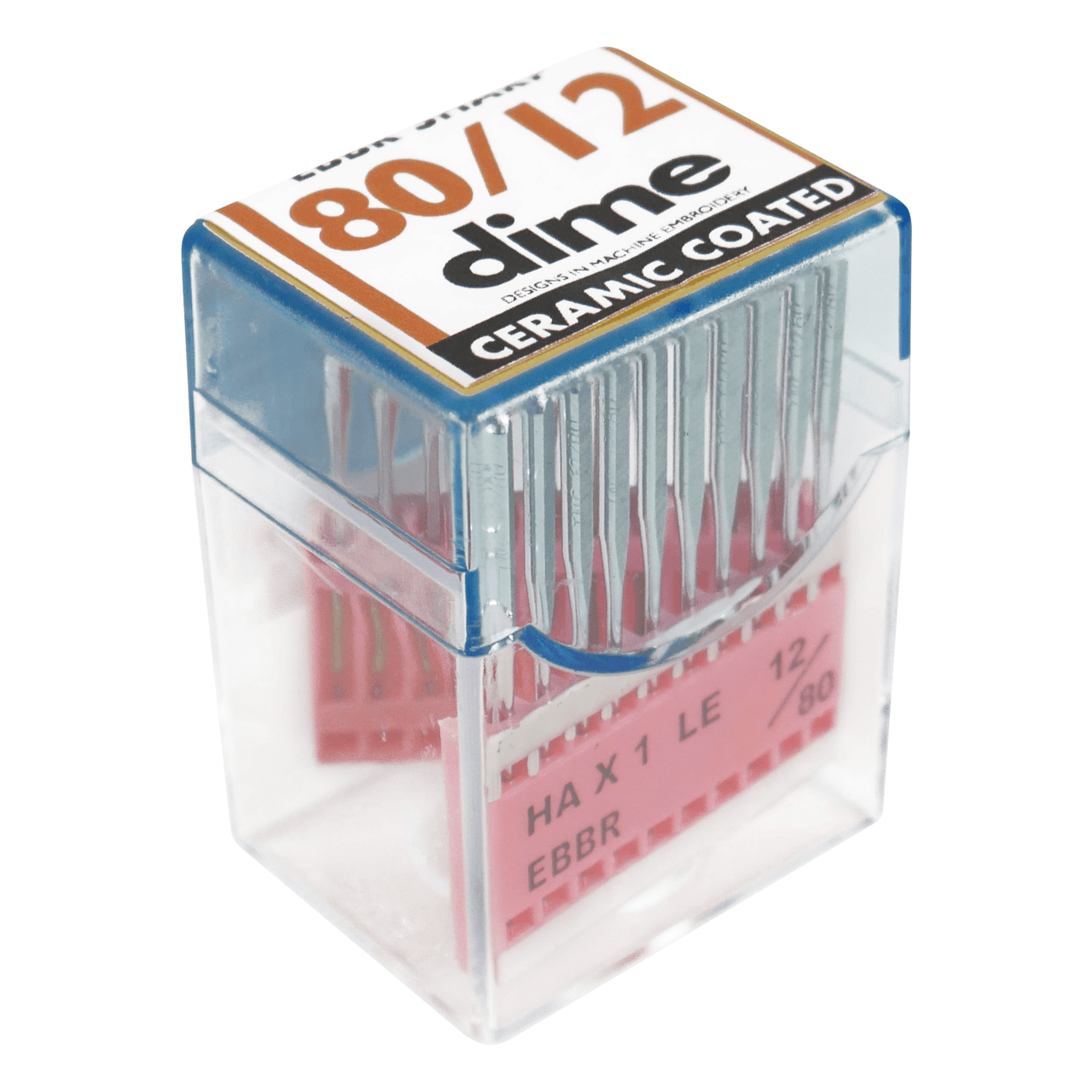 80/12 Sharp Point Needles - HAX1 LE EBBR - Ceramic Coated