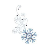 Swirling Snowflake Glitz