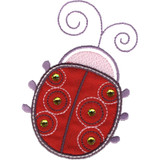 Ladybug Applique Glitz