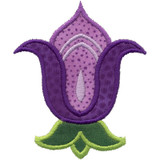 Purple Tulip Applique