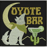 Coyote Bar Coaster Applique