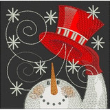 Snowman Hat Applique 1