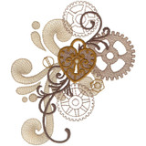 Steampunk Locket & Gears