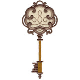 Steampunk Applique Key