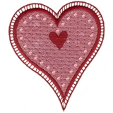 Heart Applique Glitz | 12381-14
