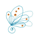 Doodle Linework Accent Glitz