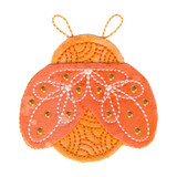 Doodle Applique Ladybug Glitz