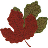 Red & Green Leaves Applique
