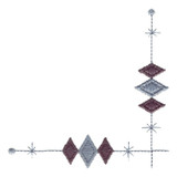 Retro Diamonds Corner