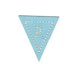 R Pennant Applique