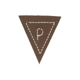 P Pennant Applique