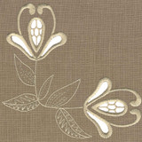 Cutwork Accent Flower Corner