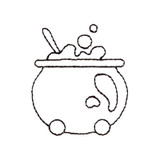 Linework Cauldron Charm
