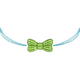 Onesie Bow Tie Collar