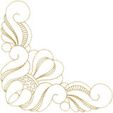 Quilting Flower Corner