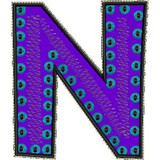 Letter N Applique