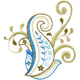 Floral Leaves & Vine