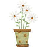 Flower Pot Applique