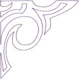 Triple Run Quilting Motif 13