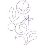 Triple Run Quilting Motif 9