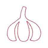 Redwork Garlic