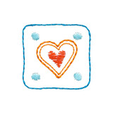 Heart Mini Square
