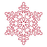 Snowflake 1 Linework