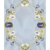Jumbo Tufted Satin Floral Frame