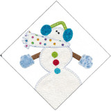 Mitten Snowman Applique