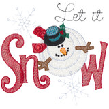 Let it Snow Applique | 80038-02