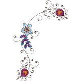 Tufted Vine with Feathers