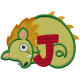 Monster Monogram Applique J