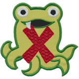 Monster Monogram Applique X