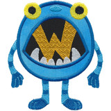 Monster Monogram Applique W